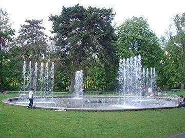 Wehranlage, Springbrunnen